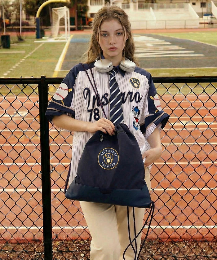 MLB Milwaukee Brewers Drawstring Backpack