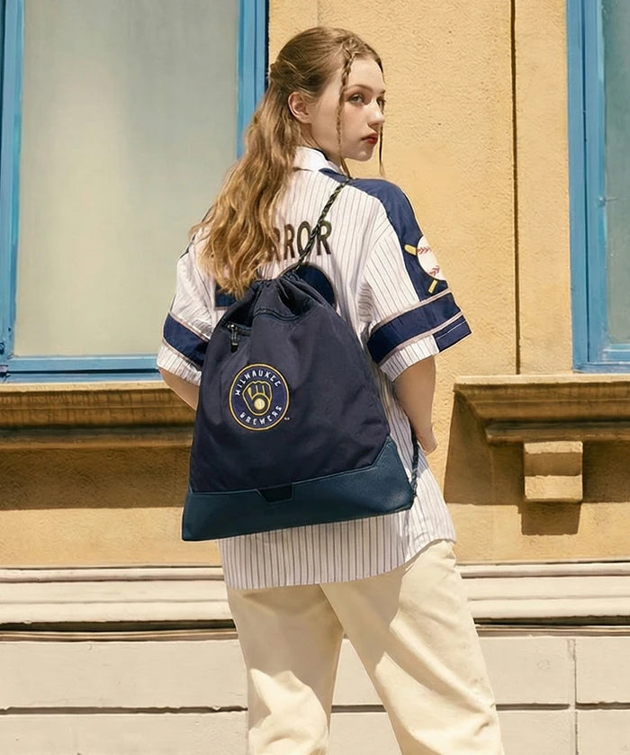 MLB Milwaukee Brewers Drawstring Backpack