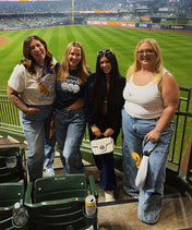 MLB Milwaukee Brewers Flap Crossbody Bag with Top Handle