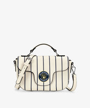 MLB Milwaukee Brewers Flap Crossbody Bag with Top Handle