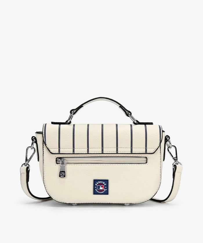 MLB Milwaukee Brewers Flap Crossbody Bag with Top Handle