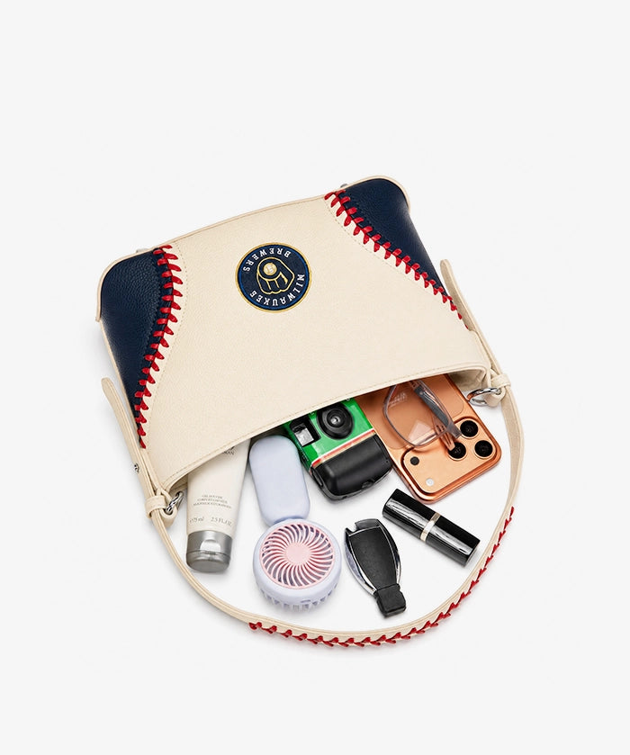 MLB Milwaukee Brewers Stitch Slouchy-Sinker