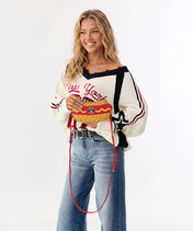MLB Milwaukee Brewers Hot Dog Crossbody Bag