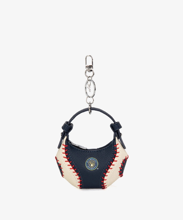 MLB Milwaukee Brewers Mini Hobo Bag Charm – Curveball
