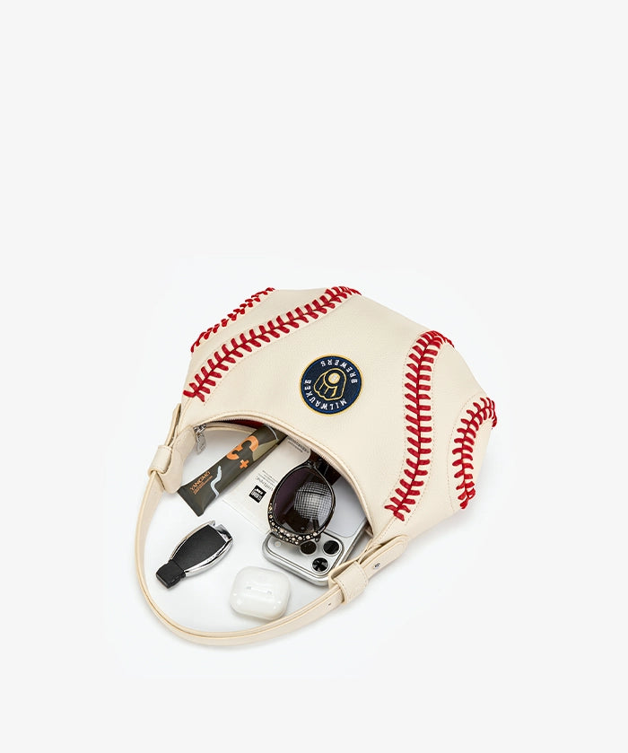 MLB Milwaukee Brewers Stitch Hobo - Curveball