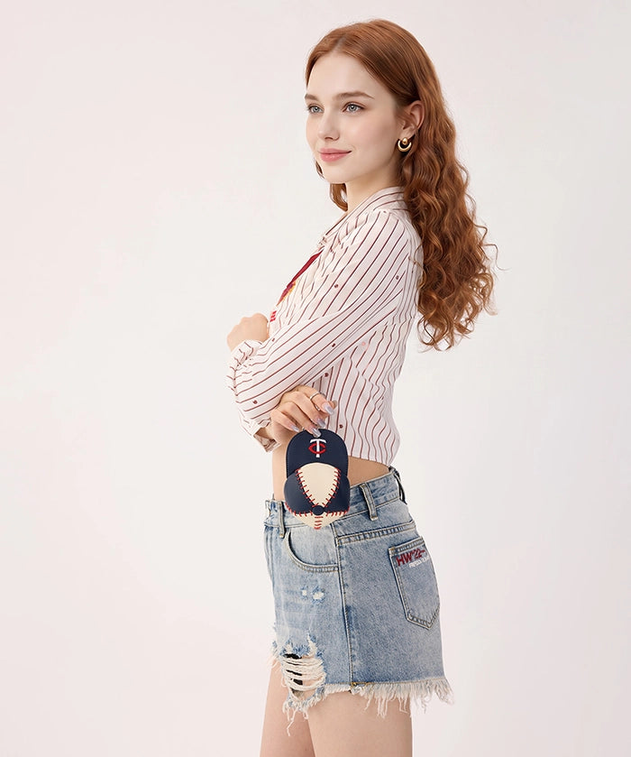 MLB Minnesota Twins Baseball Cap Coin Purse