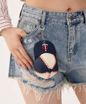 MLB Minnesota Twins Baseball Cap Coin Purse