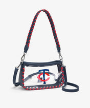 MLB Minnesota Twins Clear Bag with Baseball Stitch