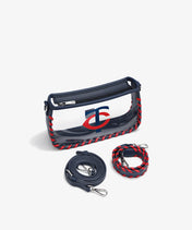 MLB Minnesota Twins Clear Bag with Baseball Stitch