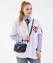 MLB Minnesota Twins Flap Crossbody Bag with Top Handle