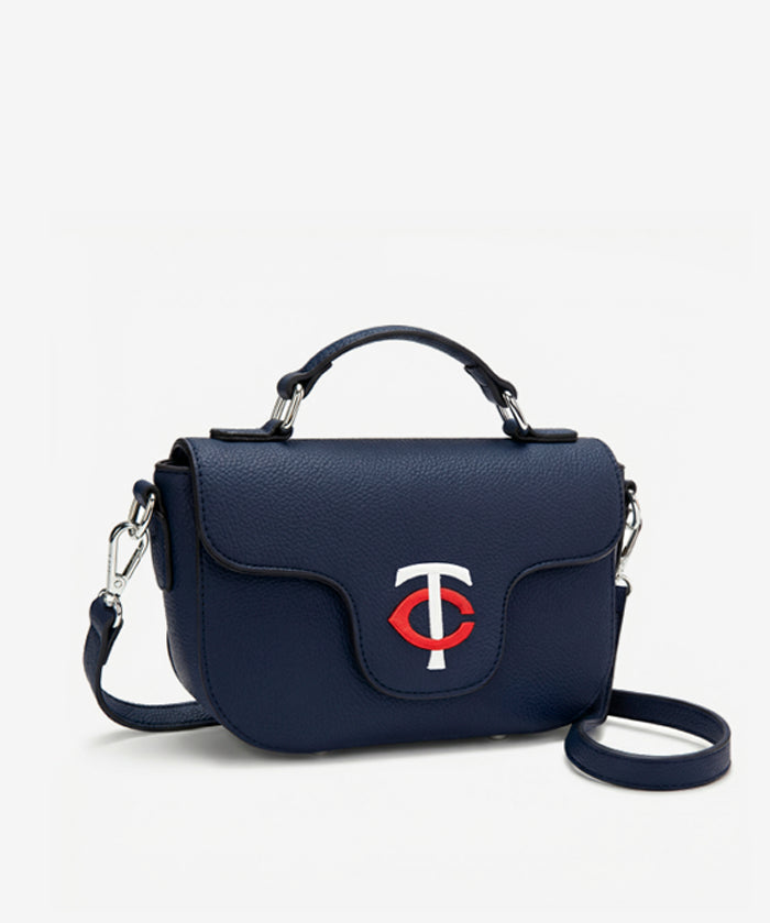 MLB Minnesota Twins Flap Crossbody Bag with Top Handle