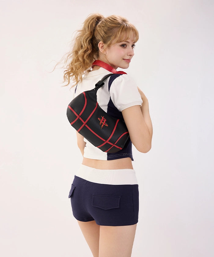 MLB NBA Houston Rockets Hobo Bag