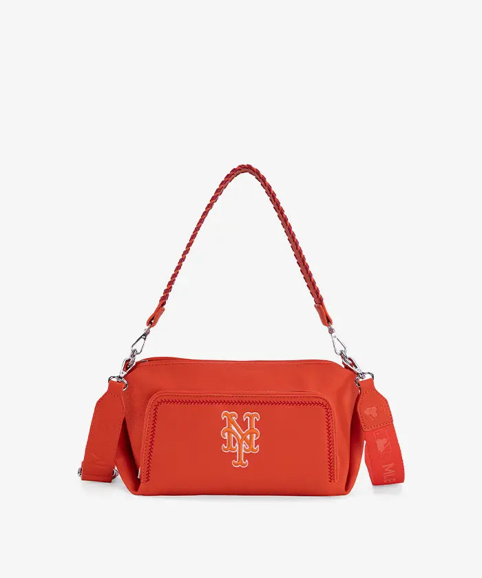 MLB New York Mets Shoulder Bag with Crossbody Strap