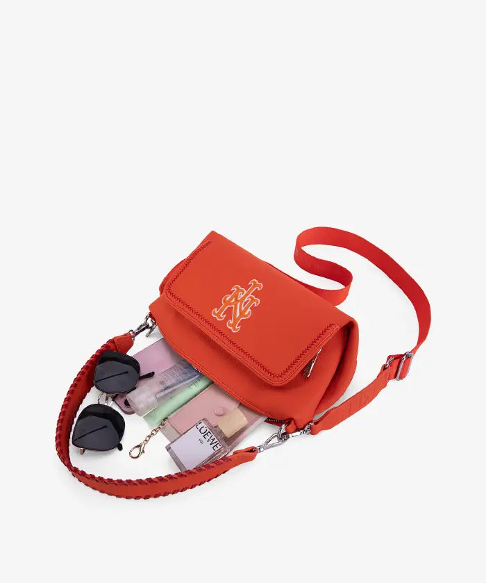 MLB New York Mets Shoulder Bag with Crossbody Strap