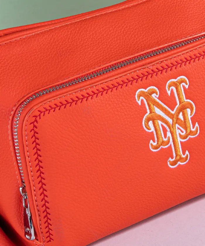 MLB New York Mets Shoulder Bag with Crossbody Strap