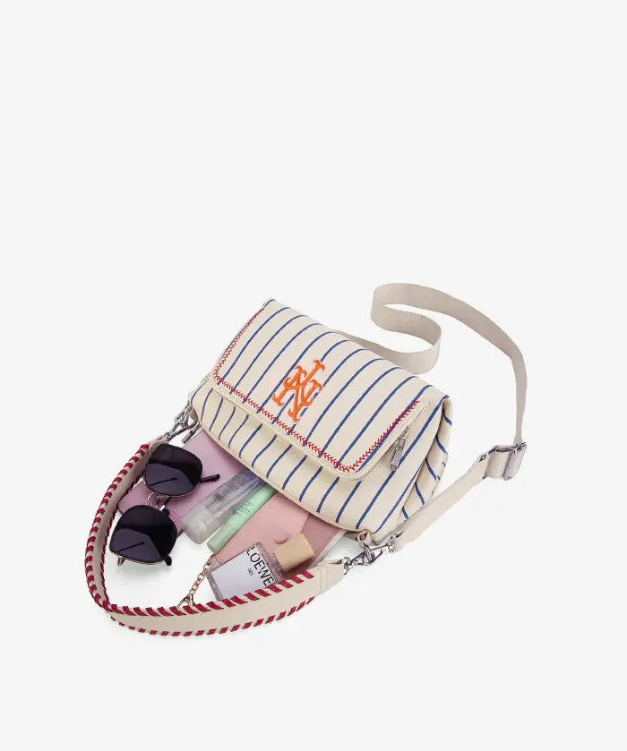 MLB New York Mets Shoulder Bag with Crossbody Strap