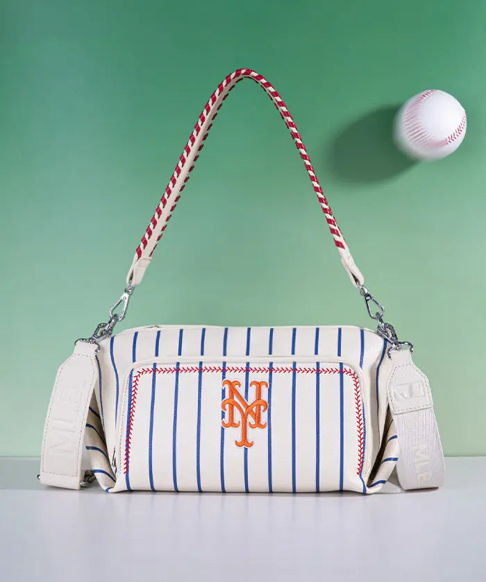 MLB New York Mets Shoulder Bag with Crossbody Strap