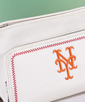 MLB New York Mets Shoulder Bag with Crossbody Strap
