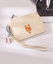 MLB New York Mets Card Holder with Baseball Charm