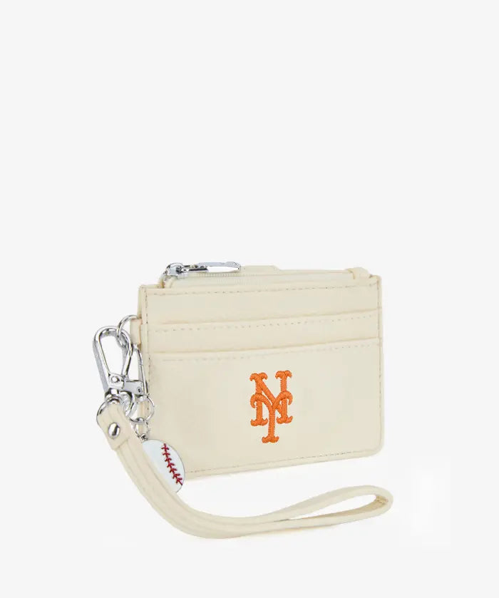 MLB New York Mets Card Holder with Baseball Charm