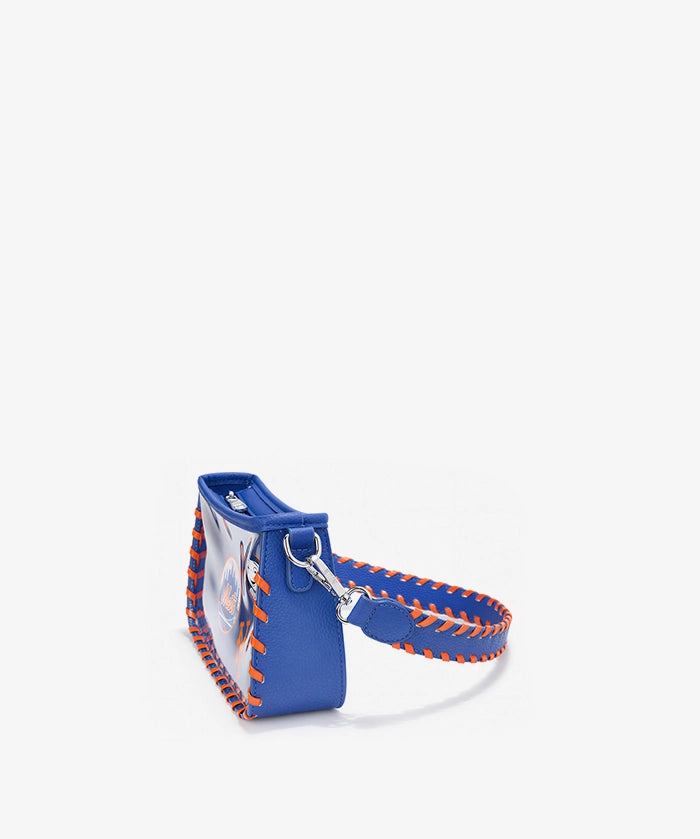 MLB New York Mets Clear Bag with Baseball Stitch