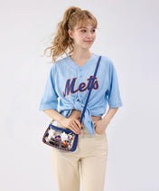 MLB New York Mets Clear Bag with Baseball Stitch