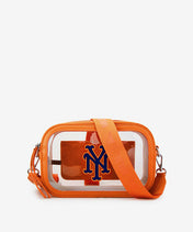 MLB New York Mets Clear Crossbody Bag