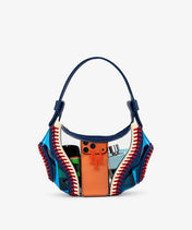 MLB New York Mets Clear Stitch Hobo - Curveball