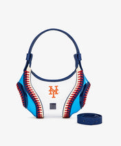 MLB New York Mets Clear Stitch Hobo - Curveball