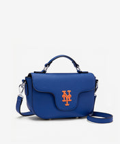 MLB New York Mets Flap Crossbody Bag with Top Handle