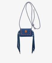 MLB New York Mets Fringe Crossbody Card Holder
