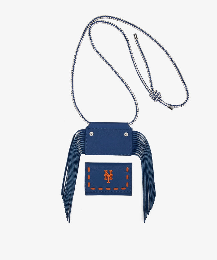MLB New York Mets Fringe Crossbody Card Holder
