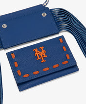 MLB New York Mets Fringe Crossbody Card Holder