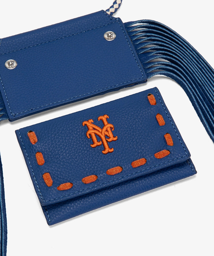 MLB New York Mets Fringe Crossbody Card Holder