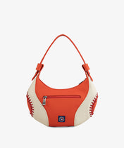 MLB New York Mets Hobo Bag With Baseball Seams