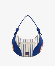 MLB New York Mets Hobo Bag With Baseball Seams