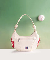 MLB New York Mets Hobo Bag With Baseball Seams