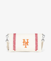 MLB New York Mets Leather Crossbody Purse