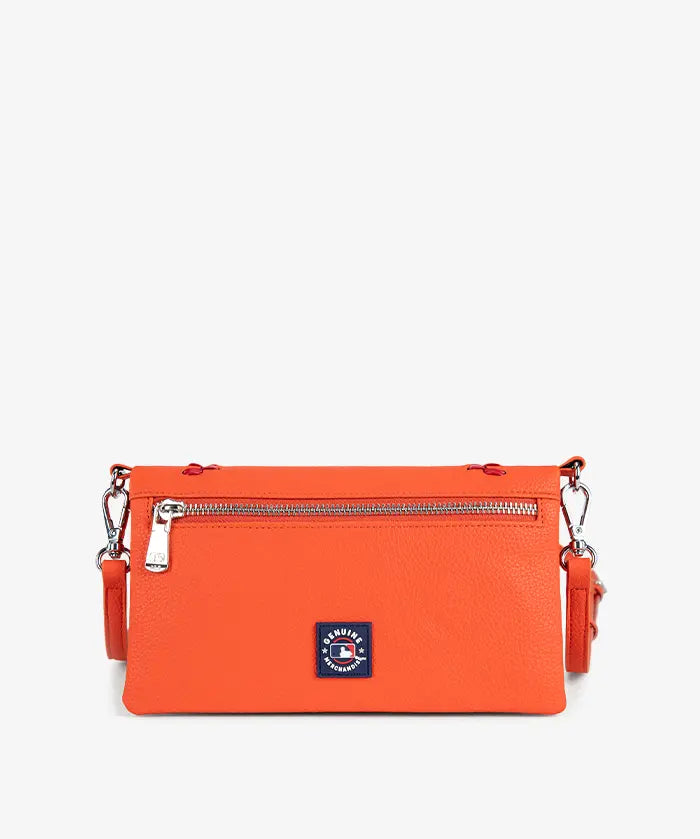 MLB New York Mets Leather Crossbody Purse