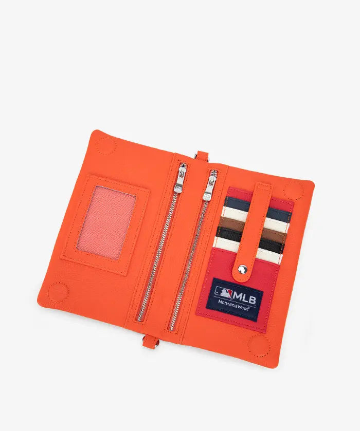 MLB New York Mets Leather Crossbody Purse