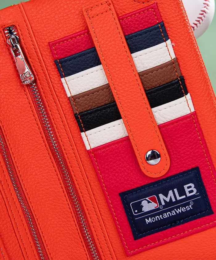 MLB New York Mets Leather Crossbody Purse