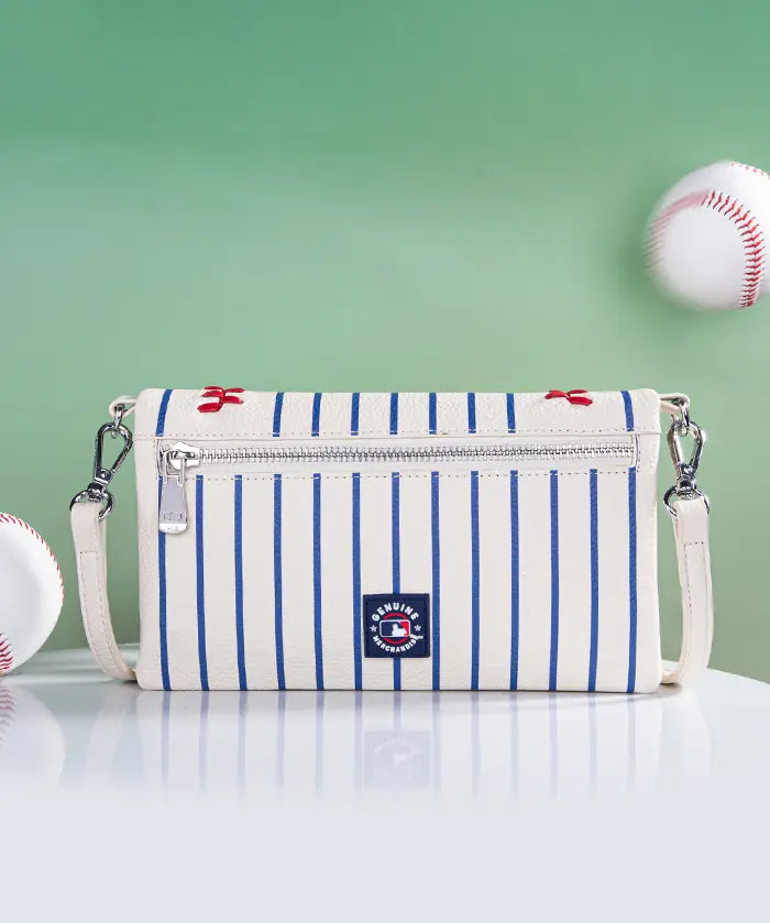 MLB New York Mets Leather Crossbody Purse