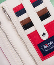 MLB New York Mets Leather Crossbody Purse