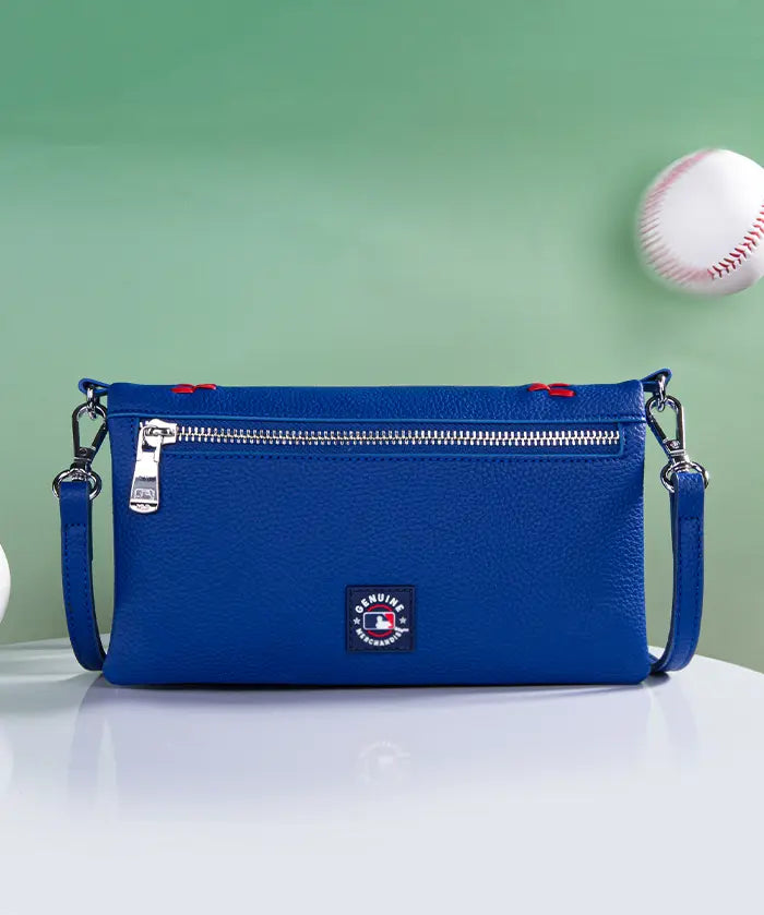 MLB New York Mets Leather Crossbody Purse