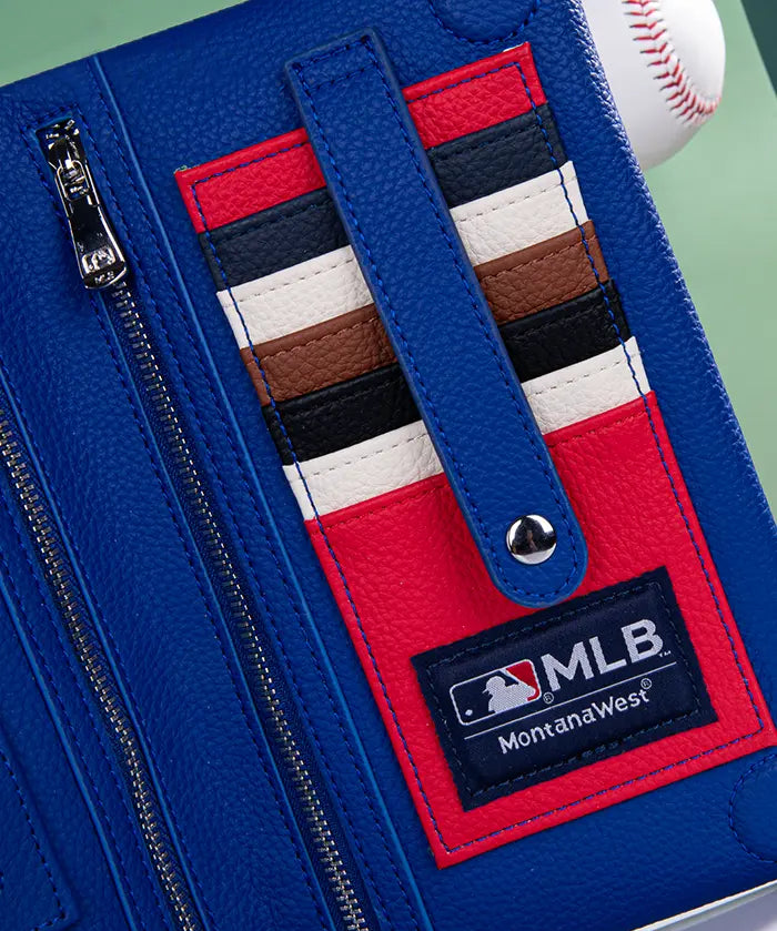MLB New York Mets Leather Crossbody Purse