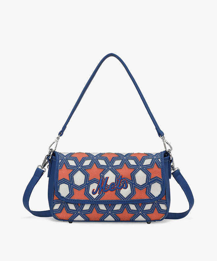 MLB New York Mets Star Field Flap Crossbody