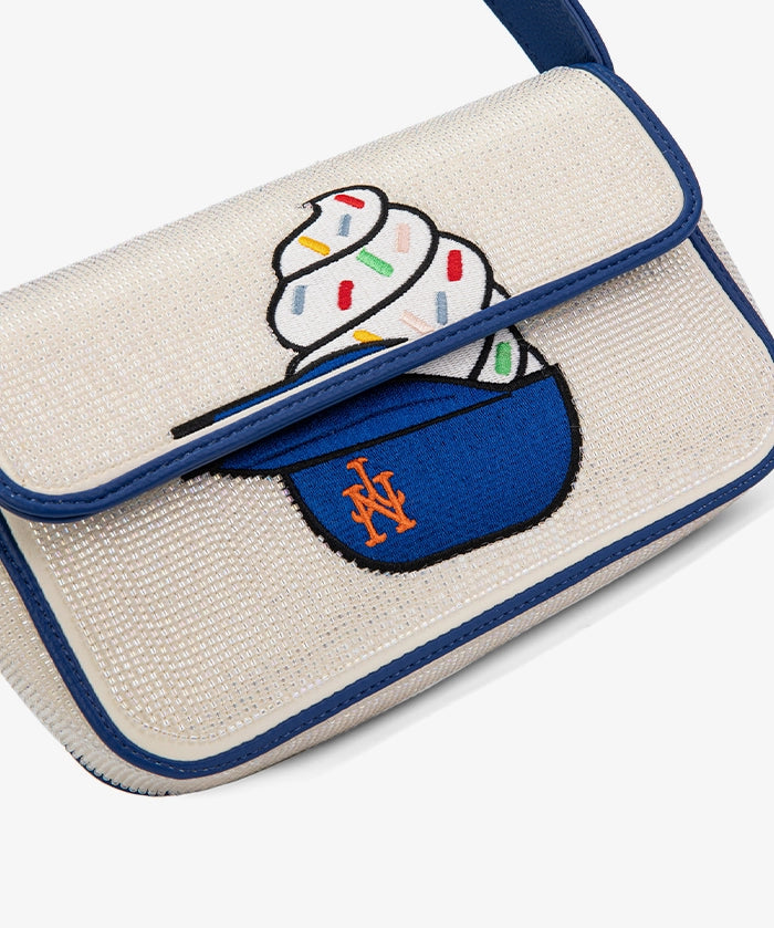 MLB New York Mets Sundae Helmet Beaded Bag