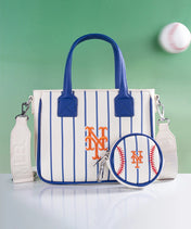 MLB New York Mets Tote Bag with Baseball Coin Pouch