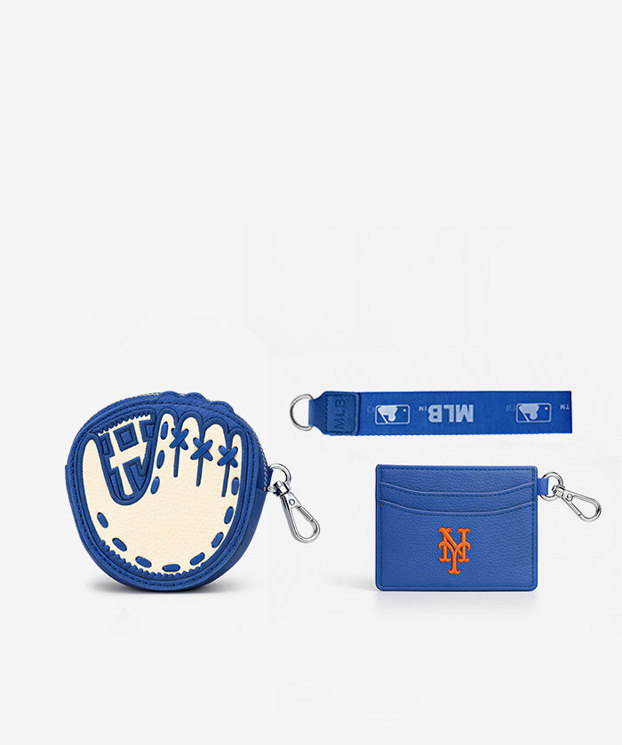 MLB New York Mets Catcher’s Mitt Wristlet Set