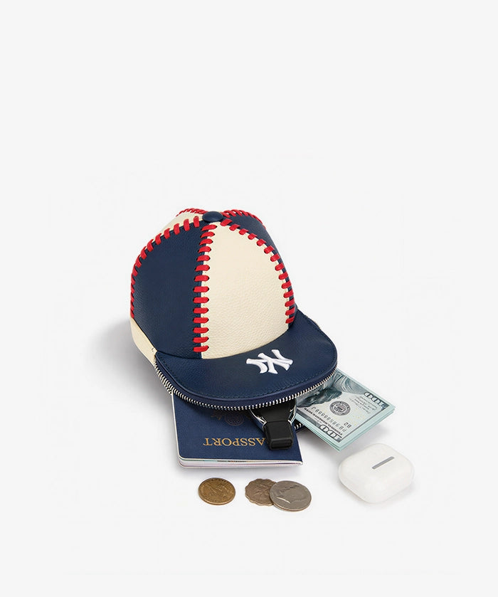 MLB New York Yankees Baseball Cap Crossbody Purse